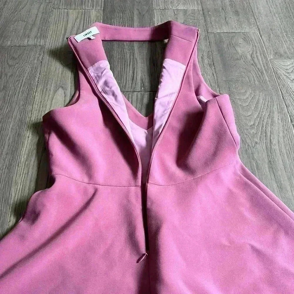 🔥Likely🔥 |Revolve Brand Dusty lavender Andora choker neck fit and flare dress - Picture 13 of 13